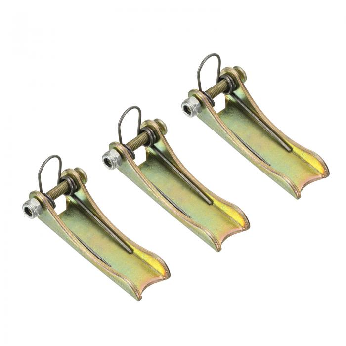 PATIKIL 56 mm フック安全ラッチキット 3個 金属製 牽引ヒッチの交換 クレビスフックトレーラー用 金色..