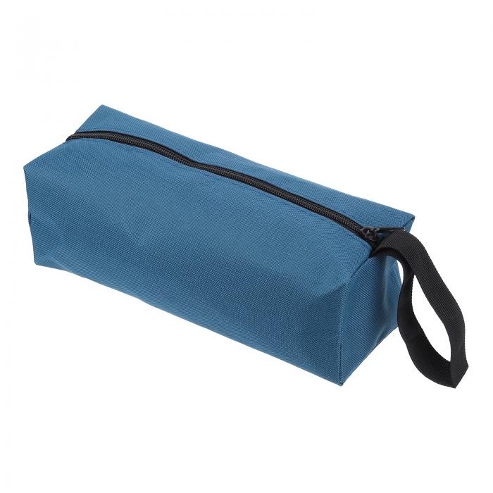 PATIKIL 250mm ジッパーツールポーチ 多目的ツールバッグ 防水トートバッグ 収納オーガナイザー ドライバー ペンチ用 ブルー