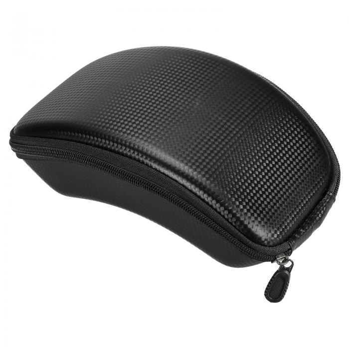 PATIKIL ハードスキーゴーグルケース EVA スポーツグラスケース 耐衝撃スノーボードゴーグルボックス 22 cm x 14 cm x 9 cm