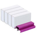PATIKIL ステープラー用ステープル 4個 1パックあたり1000個ステープル 標準 6.5 mm長さ ステープルズジャ ム 無料 ホームオフィス用品 ロー...