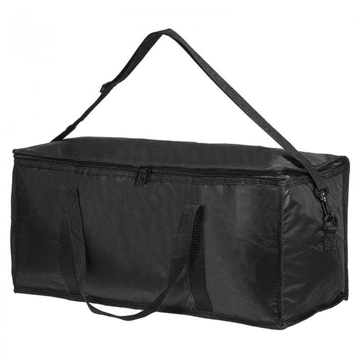 PATIKIL 22"x10"x10"断熱再利用可能な食料品バッグ ショルダーストラップジッパーコラプシブル付き 断..