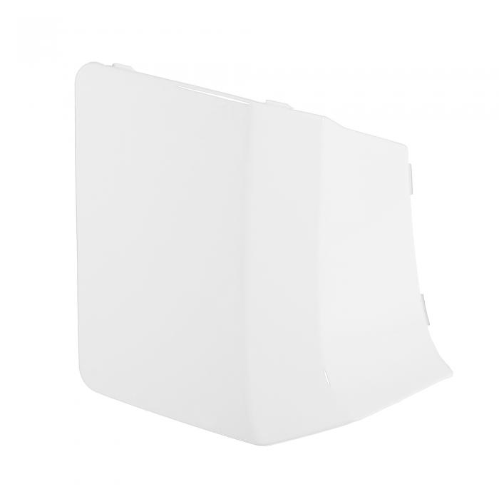 A ABSOPRO 牽引車牽引フックカバーキャップ Su baruに対応 Im preza 2010-2014に対応 耐久性のある プラスチック ホワイト フロントバ ンパー