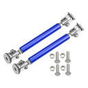 ACROPIX 車用フロントバンパーリップスプリッターストラットロッドタイサポートバー ユニバーサル 調整可能 アルミニウム合金 7.5mm-12.7mm 75...