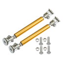 ACROPIX 車用フロントバンパーリップスプリッターストラットロッドタイサポートバー ユニバーサル 調整可能 アルミニウム合金 7.5mm-12.7mm 75...