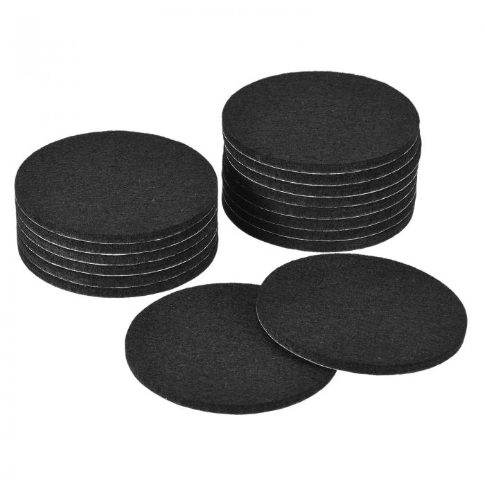 uxcell 家具スライダー ラウンド 自己粘着フェルト 家具パッド フロアプロテクター 家具の脚 椅子の脚 ..