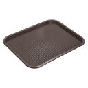 uxcell ファーストフードトレイ プラスチック製 バルク 344x263 mm 長方形 サービングトレイ カフェテリアトレイ サービングプラッター レストラ...