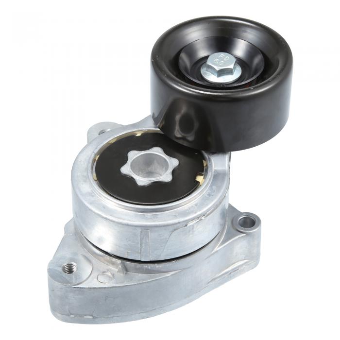 uxcell 車の蛇行テンショナーアセンブリ 番号31170RAAA02 ホンダに対応 Accordに対応 2007 ブラック メタル シルバートーン