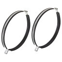 uxcell 2個セットのスプリットリングハンガーパイプストラップは 9-13/16
