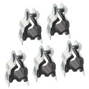 uxcell ゴムクッションストラットクランプ5個セット 13/16