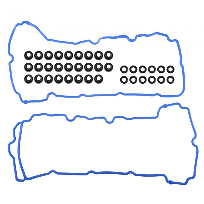 uxcell エンジンバルブカバーガスケットシール 番号12566250/12591200/12591203 Cadillacに対応 CTSに対応 2004-2007 ブルー ブラック 2セット