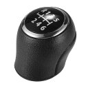 uxcell 自動車用マニュアルギアシフトノブブーツ 5スピード レザーなし Volksw-agenに対応 Transporter T5 & T5.1 Gpに対応 2003-2011 シルバートーン ブラック