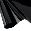 uxcell PET非粘着性 95%の遮光性 ウィンドウフィルムプライバシーヒートコントロール カガミガラスフィルム 60cm x 200cm 家庭およびオフィス用 ブラック