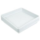uxcell 植木鉢受け皿 185 mm プラスチック 正方形 フラワードリップトレイ 屋内屋外用 ホワイト 10個