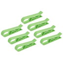uxcell ゴミ袋クリップ キッチンゴミ箱 廃棄物バスケット ゴミ箱クランプ ノンスリップクリップクランプ グリ ーン 12個(3)