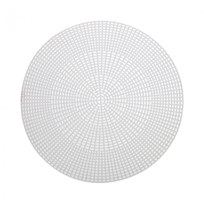 uxcell プラスチックメッシュキャンバスシート ラウンド ブランクキャンバス 刺繍針先 ニットかぎ針編..