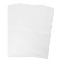 uxcell ポリ袋PEプラスチック フラットオープン 衣料品 日用品梱包 保管用 0.1 mm 50 cm x 70 cm クリア 100個