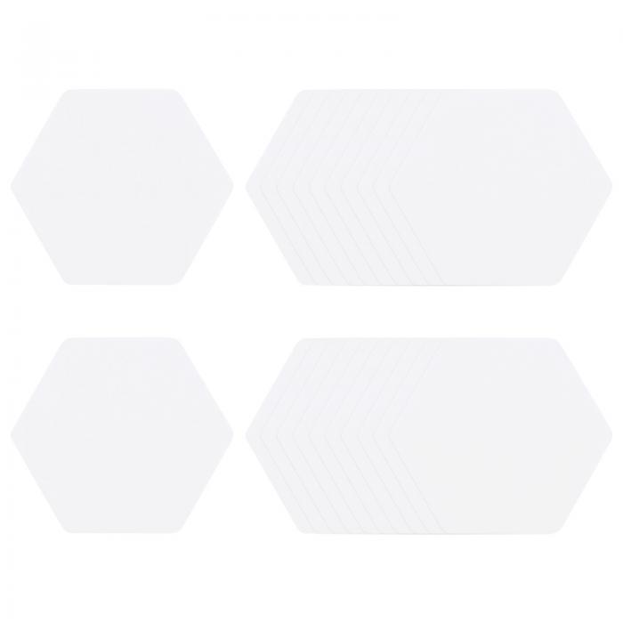 uxcell キルトテンプレート 継ぎ紙 紙継ぎ用テンプレート キルティングDIY縫製用 六角形 8mm 100枚