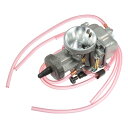 X AUTOHAUX オートバイキャブレターの交換 ユニバーサル 36 mm 90cc 100cc 110cc ATV SUVに対応 ブラック シルバートーン