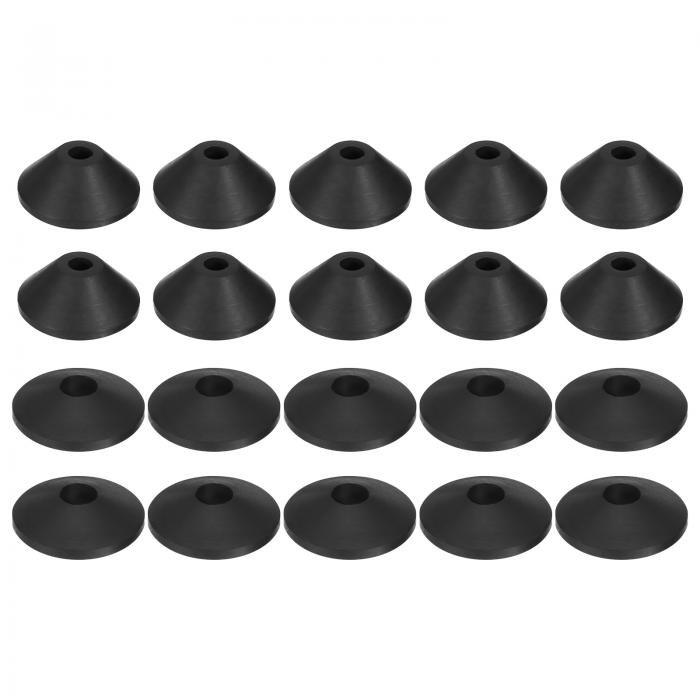uxcell トイレボルトゴムワッシャー 円錐ワッシャー トイレタンク水漏れ防止キット トイレタンクへボウルのボルト用 12個入り