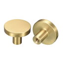 uxcell 装飾用壁フック 2個セット - 真鍮無垢材製の玄関用コートフック バスルーム クロークルーム ワードローブ シューキャビネット用の壁掛けフック(2...