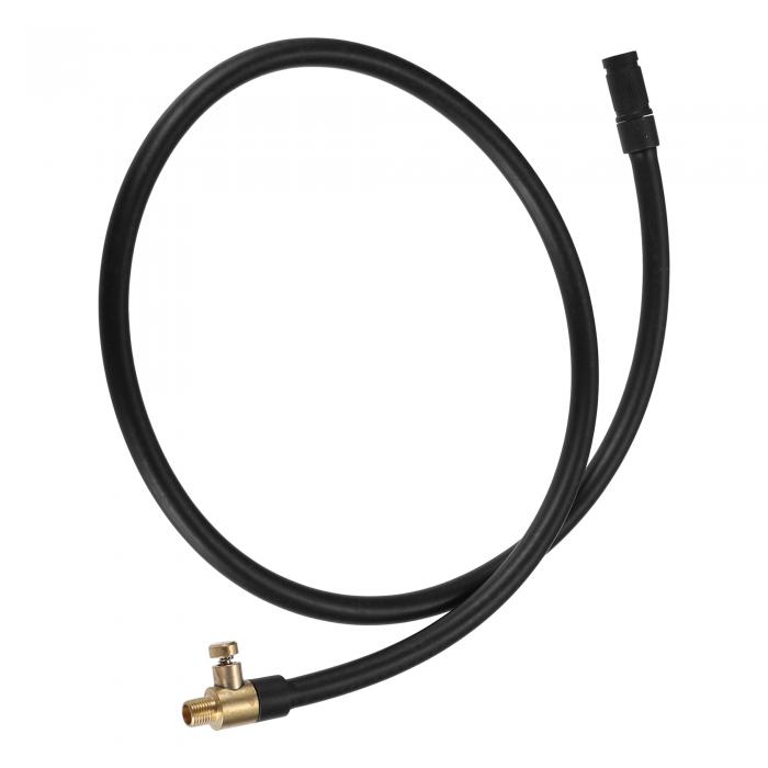 X AUTOHAUX タイヤインフレーターエアポンプホースアダプタエクステンション ロックタイヤチャックチュ..