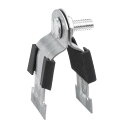 uxcell ラバークッションストラットクランプ 1-11/32"パイプクッションクランプ ストラット剛性鋼管クランプ PEXパイプチューブの取り付けへストラットチャンネル用