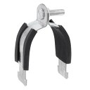 uxcell ラバークッションストラットクランプ 2-1/2"パイプクッションクランプ ストラット剛性鋼管クランプ PEXパイプチューブの取り付けへストラットチャンネル用