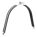 uxcell ラバークッションストラットクランプ 10-3/4"パイプクッションクランプ ストラット剛性鋼管クランプ PEXパイプチューブの取り付けへストラットチャンネル用