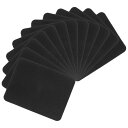 uxcell アイロンパッチ 補修パッチ 装飾パッチ 衣料パンツバッグ用 ブラック 95 x 125mm 12枚