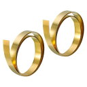 uxcell 真鍮シートロール 真鍮薄板 金属箔プレート 1000mm x 15mm x 0.1mm 2ロール
