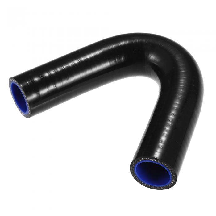 X AUTOHAUX シリコーンリデューサーホース パイプベンドターボ ウォーターインタークーラー 135度エルボ 内径22 mm ブラック