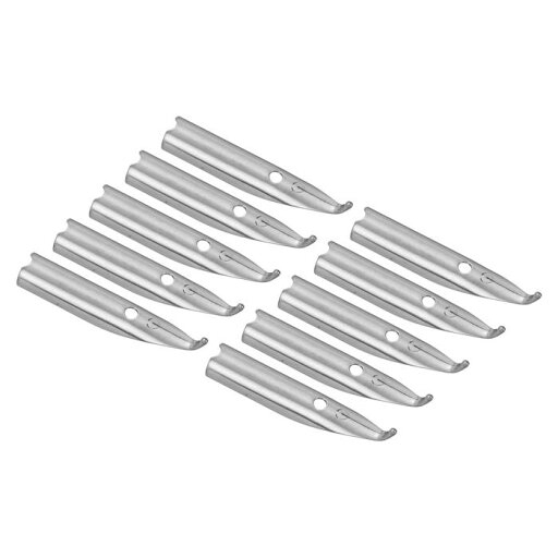 PATIKIL 0.38mm ライン幅 ペン先 ペンニブ ペン先交換 10個 304ステンレス鋼 書道用 55角度 PATIKIL 0.38mm ライン幅 ペン先 ペンニブ ペン先交換 10個 304ステンレス鋼 書道用 55角度