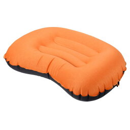 PATIKIL インフレータブル枕 43 x 32 cm 超軽量 キャンプ旅行用枕 デスクレストクッション 睡眠枕 ハイキング バックパッキング オフィス用 オレンジ