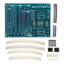 PATIKIL はんだ付け練習ボード 4セット 電子キット 試作PCBボード DIY 溶接回路 SMT指導ボード 初心者 実験プロジェクト用