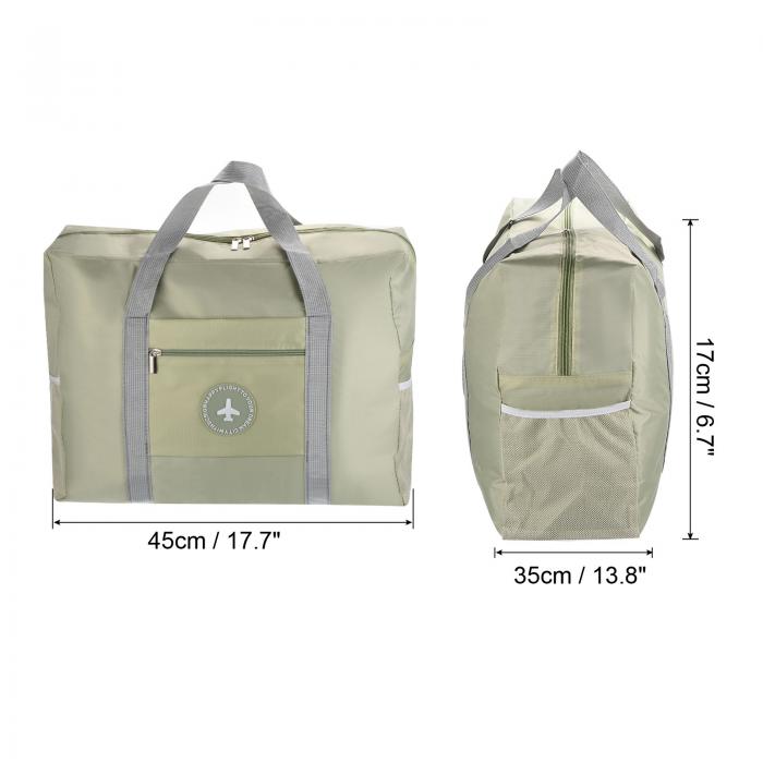 PATIKIL 折り畳み旅行バッグ キャリーバッグ 手荷物袋 防水 運動旅行用 緑 3