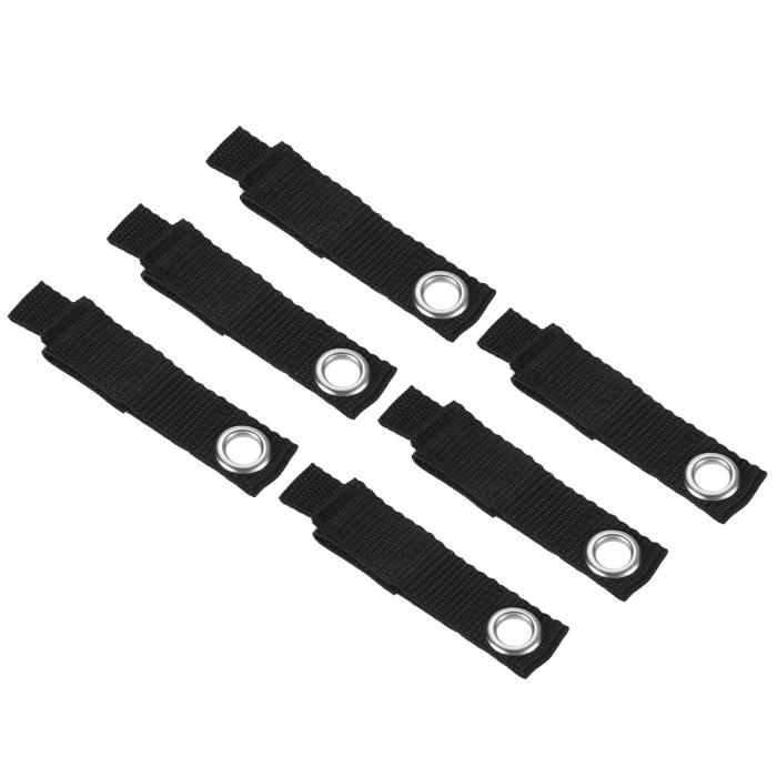 PATIKIL 延長コードホルダーオーガナイザー 184 mm 6個 面ファスナー 収納ストラップハンガー 電源ケー..