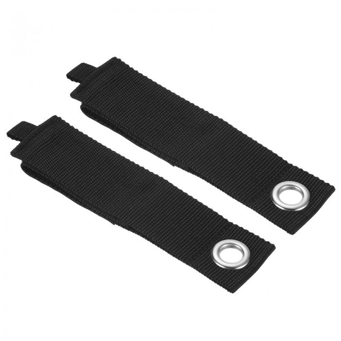 PATIKIL 延長コードホルダーオーガナイザー 435 mm 2個 面ファスナー 収納ストラップハンガー 電源ケー..