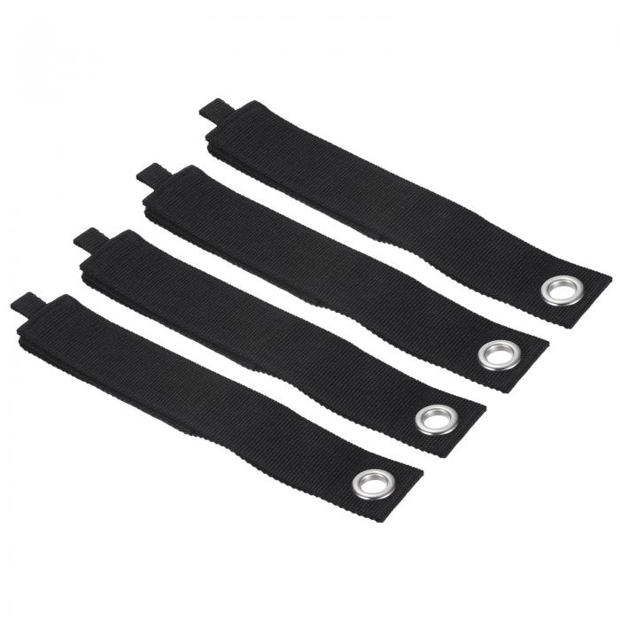 PATIKIL 延長コードホルダーオーガナイザー 660 mm 4個 面ファスナー 収納ストラップハンガー 電源ケー..