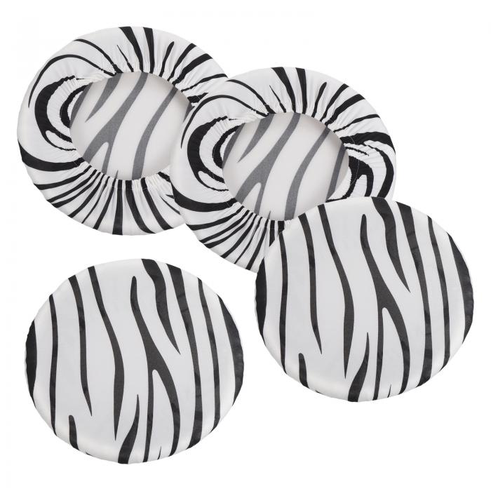 PATIKIL 直径240mm 丸いバースツールカバー 水洗可能 弾性 スツール クッションカバー 直径12"-18"椅子..