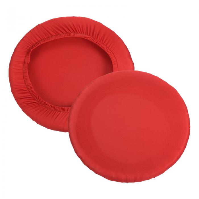 PATIKIL 240 mm ラウンドバースツールカバー 2個 ウォッシャブル 弾性 スツールクッションカバー 直径2..