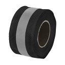 PATIKIL 反射テープストリップ 5 cm x 10 M 高視認性 反射テープ 縫い付け DIY 警告 安全 布製ウェビング 衣類 レインコート用 ブラック