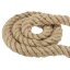 PATIKIL 3.8cm 4.5M マニラロープ ジュートロープ 黄麻縄 4鎖ねじれ 綱引きガーデン家庭装飾用