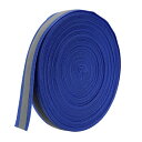 PATIKIL 反射テープストリップ 20 mm x 50ヤード 高視認性 反射テープ 縫い付け DIY 警告安全生地ウェビング 衣類 レインコート用 ブルー