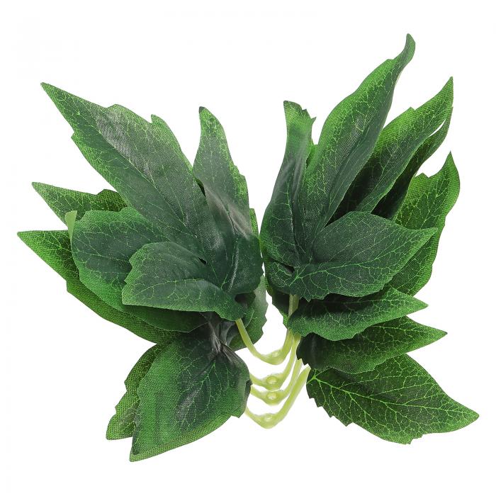 PATIKIL 14 x 13 cm 人工緑の葉 60個入り バルク緑の葉フェイク牡丹の葉 フェイク葉 ウェディングブーケ花輪装飾用