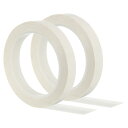 PATIKIL 15 mm グラフィックテープ 2個 ホワイトボードテープ ドライイレース ピンストライプテープ グリッドチャートマーキングDIYアート用 ホワ...