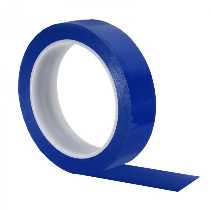 PATIKIL 25 mm グラフィックテープ ホワイトボードテープ ドライイレース ピンストライプテープ グリッドチャートマーキングDIYアート用 ブルー