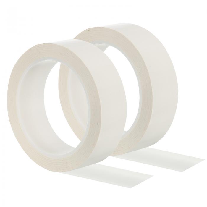 PATIKIL 30 mm グラフィックテープ 2個 ホワイトボードテープ ドライイレース ピンストライプテープ グリッドチャートマーキングDIYアート用 ホワ...