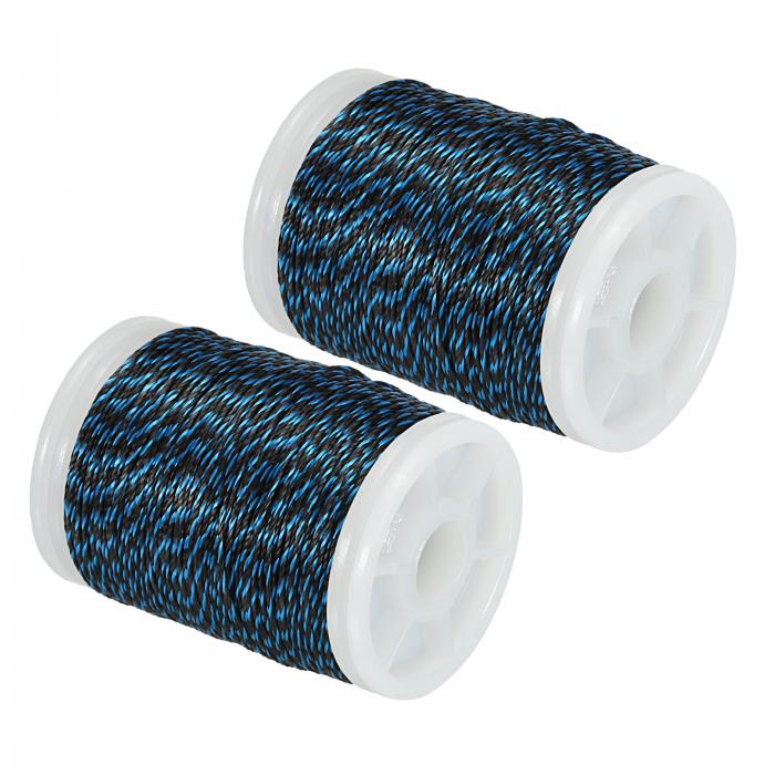 PATIKIL アーチェリー弓ストリング サービングスレッド 110 M 2個入り タイイングピープサイトノックコンパウンドリカーブボウスタイル1用 ネイビーブルー