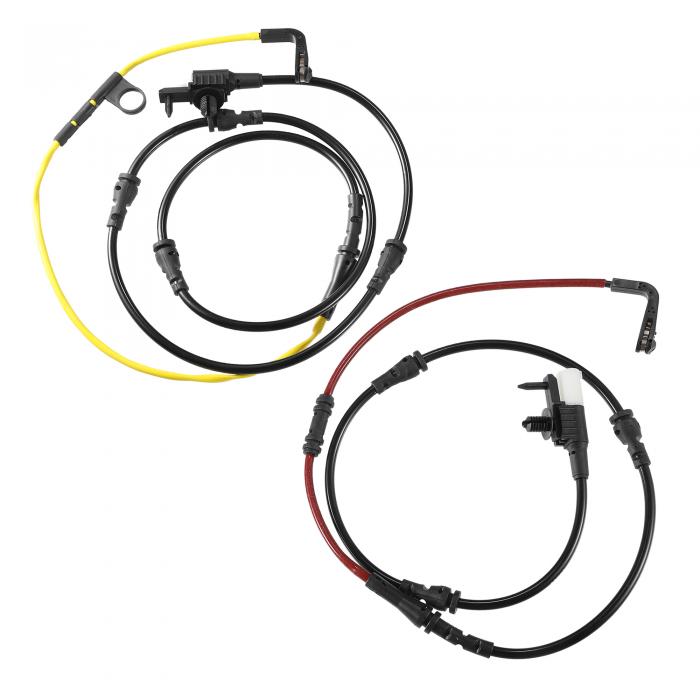 ACROPIX フロントリアブレーキパッド摩耗センサーリード 置換 Land Roverに対応 ブラック レッド イエロー 2個