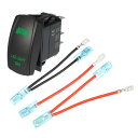 ACROPIX ユニバーサルLEDライトバー 5ピン モメンタリトグルロッカーオンオフスイッチ 20A/12V 10A/24V 車用 防水 ボート プラスチック...